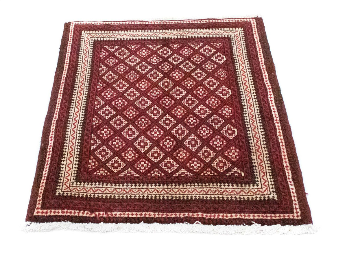 Baluch-tæppe - 84 x 70 cm - rød