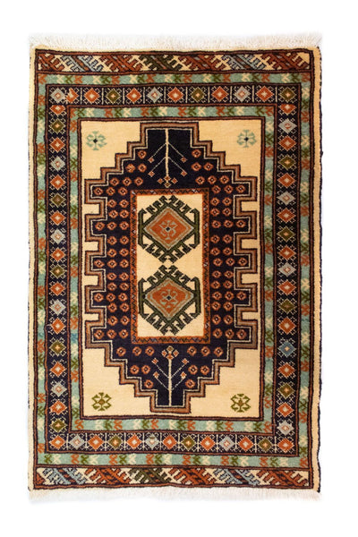 Turkaman-tæppe 63x93cm - Persisk tæppe