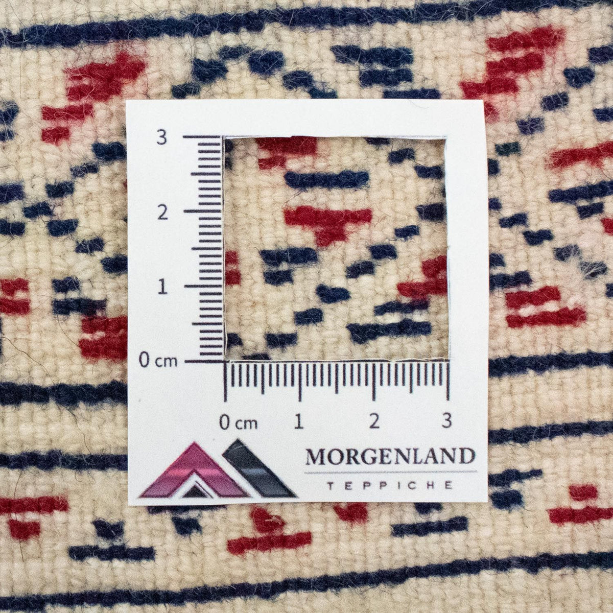 Turkaman-tæppe - 88 x 62 cm - blå