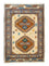 Turkaman-tæppe - 89 x 64 cm - blå