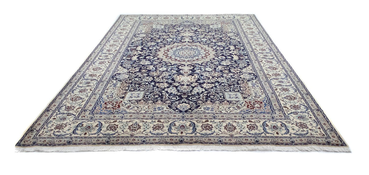 Persisk tæppe - Nain - Royal - 300 x 200 cm - mørkeblå