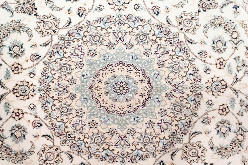Persisk tæppe - Nain - Royal firkantet  - 255 x 242 cm - naturlig hvid