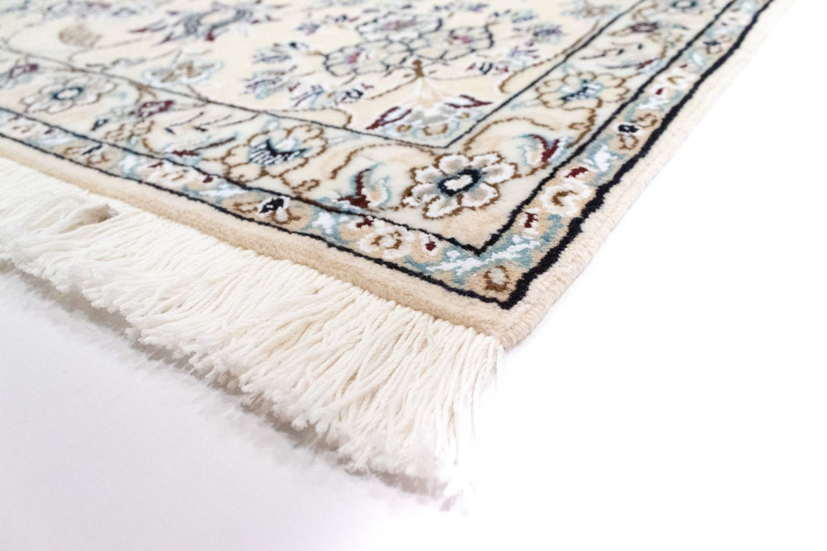 Persisk tæppe - Nain - Royal firkantet  - 255 x 242 cm - naturlig hvid