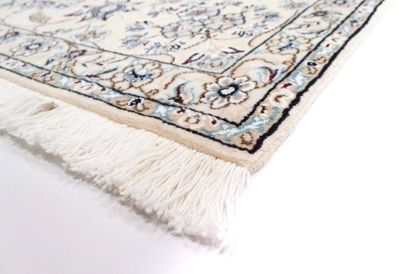 Persisk tæppe - Nain - Royal firkantet  - 255 x 242 cm - naturlig hvid