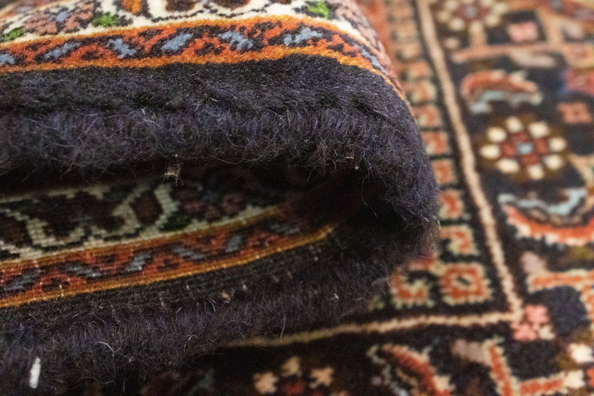 Persisk tæppe - Bijar - 60 x 40 cm - blå