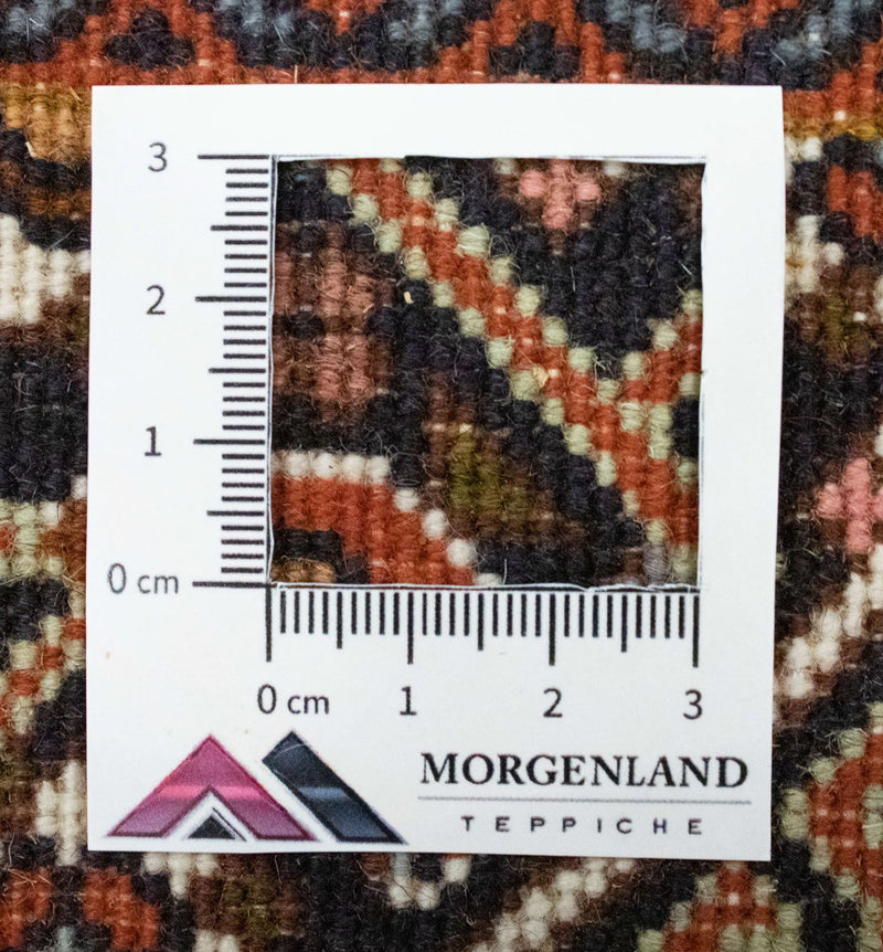 Persisk tæppe - Bijar - 60 x 40 cm - blå