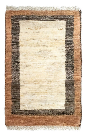 Gabbeh-tæppe - Persisk - 60 x 40 cm - beige