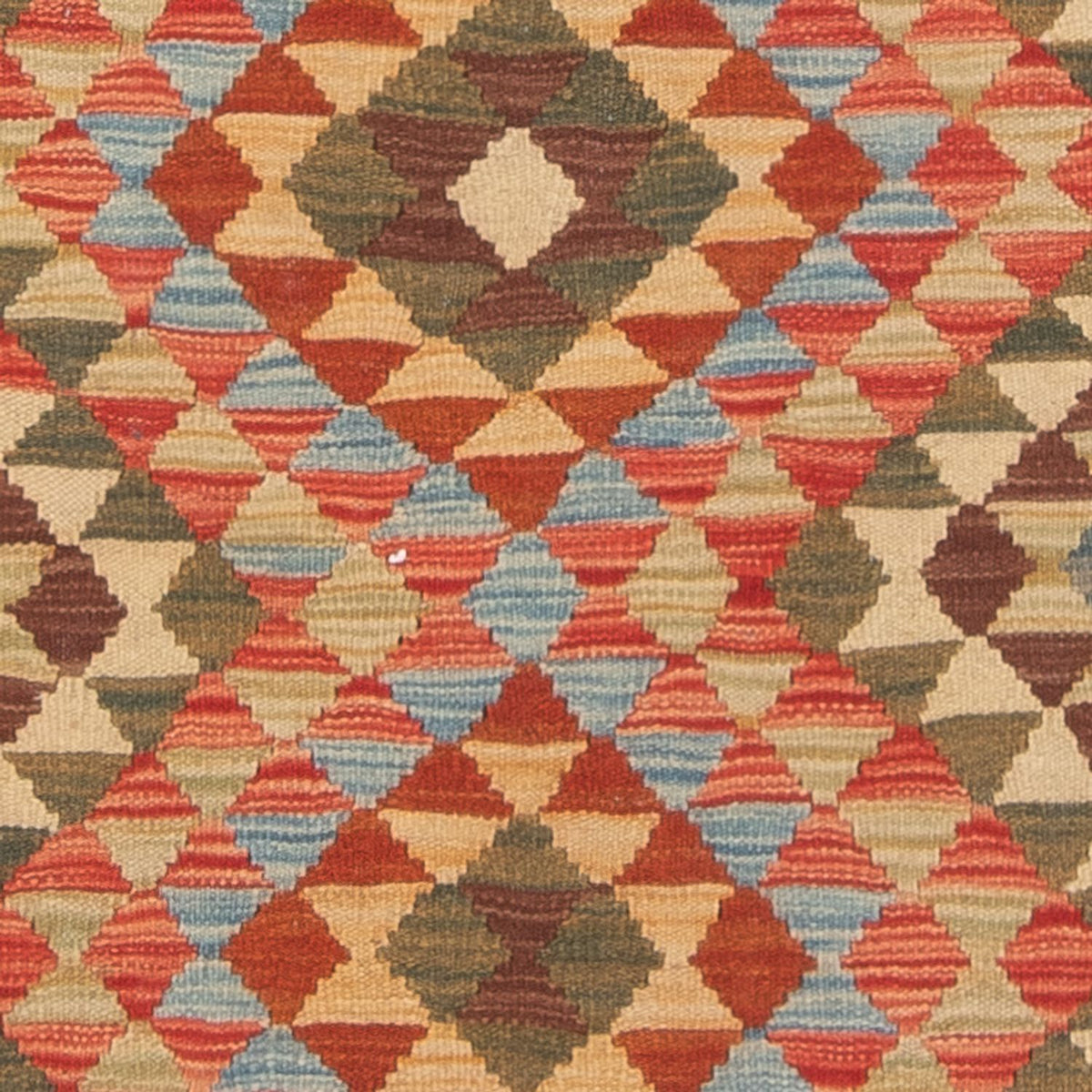 Kelim Carpet - Splash - 114 x 87 cm - flerfarvet