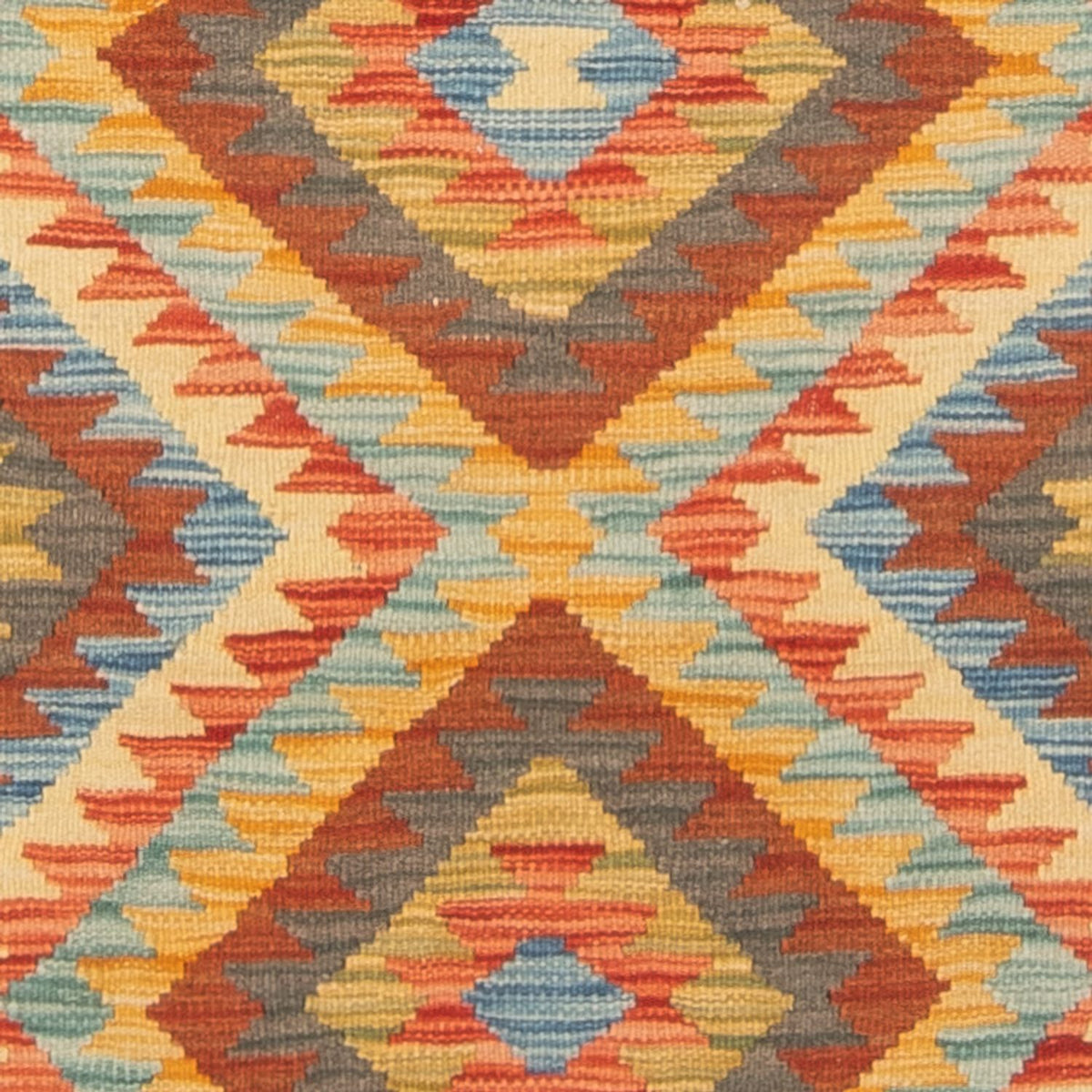Kelim Carpet - Splash - 119 x 86 cm - flerfarvet
