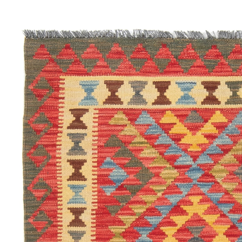 Kelim Carpet - Splash - 152 x 112 cm - flerfarvet