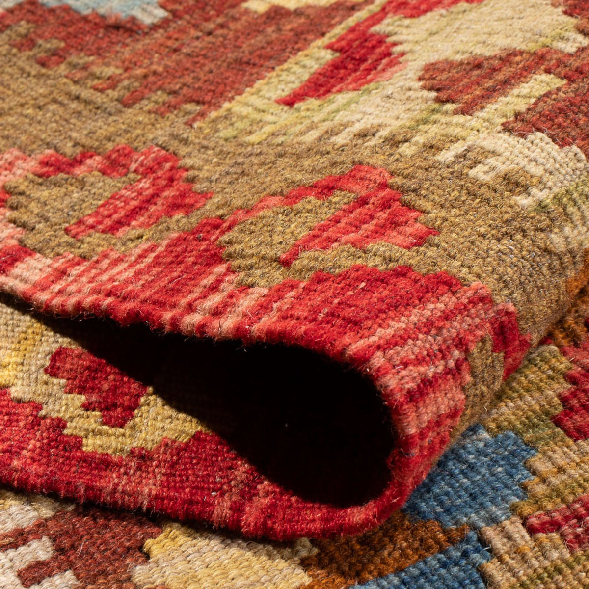 Kelim Carpet - Splash - 149 x 98 cm - flerfarvet