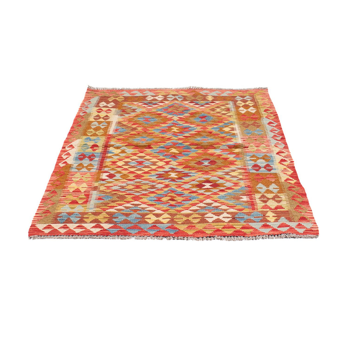Kelim Carpet - Splash - 149 x 98 cm - flerfarvet