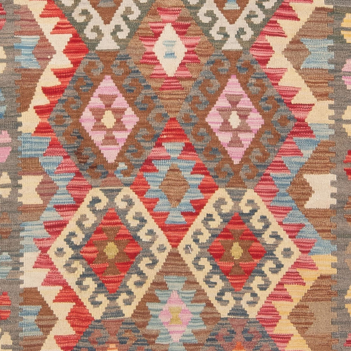 Kelim Carpet - Splash - 176 x 127 cm - flerfarvet