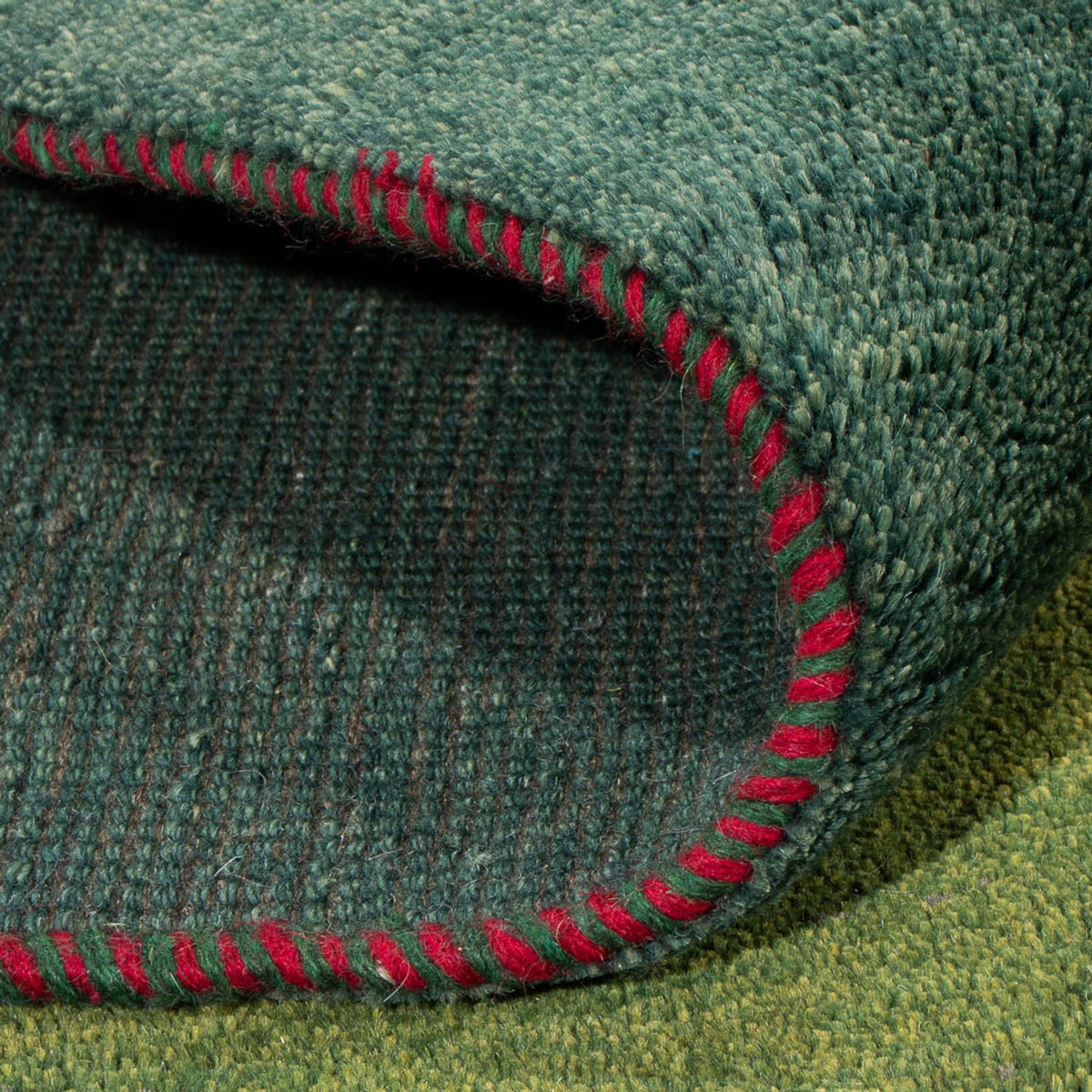 Gabbeh-tæppe - Persisk - 203 x 146 cm - mintgrøn