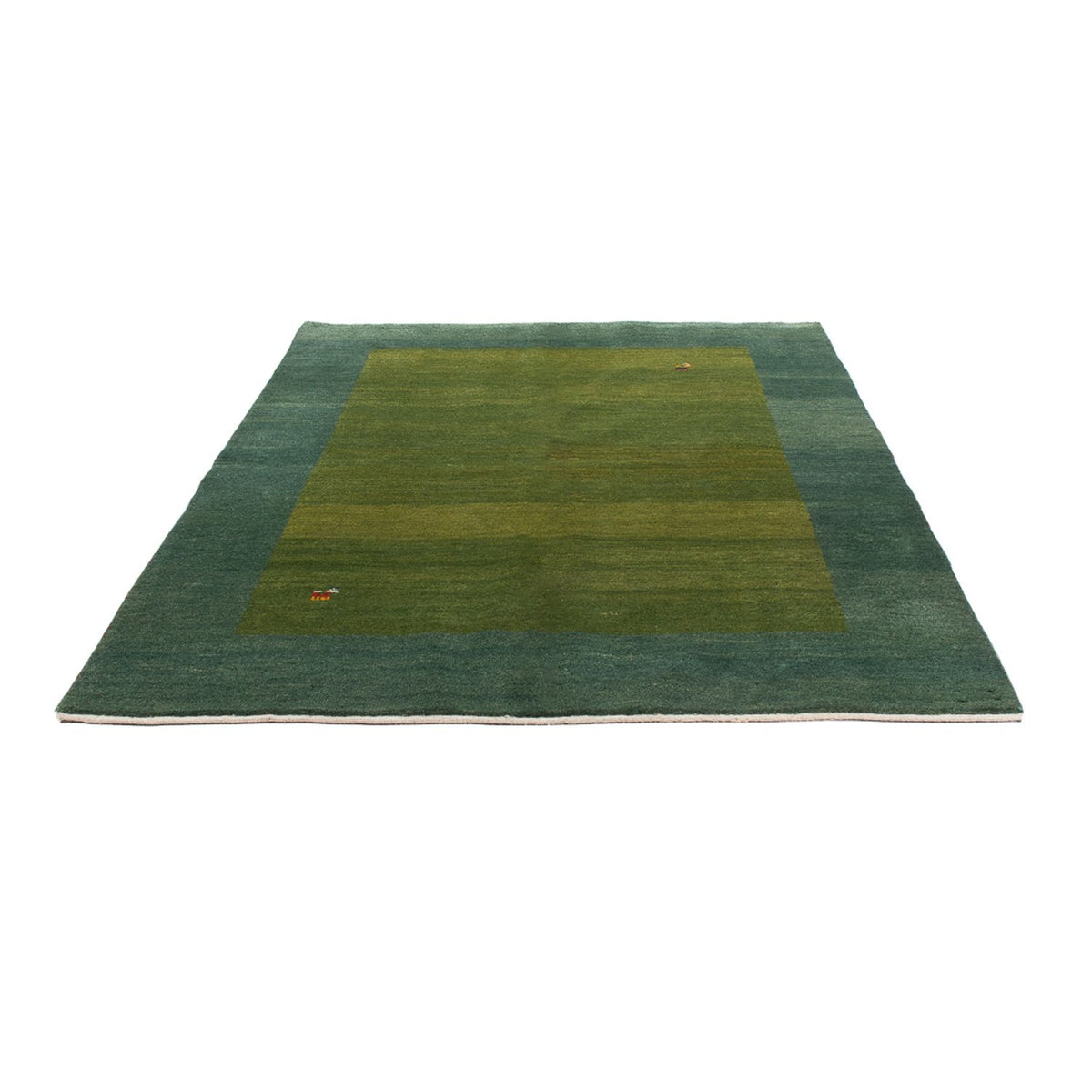 Gabbeh-tæppe - Persisk - 203 x 146 cm - mintgrøn