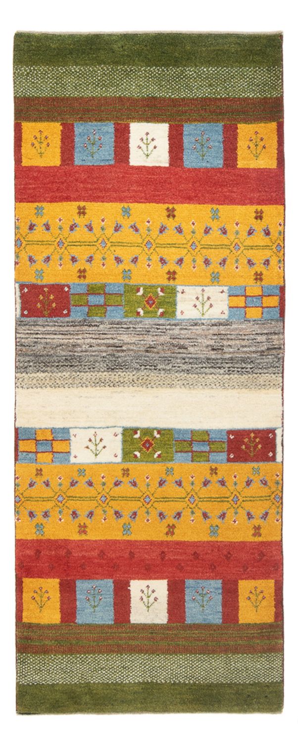 Løber Gabbeh-tæppe - Persisk - 200 x 82 cm - flerfarvet