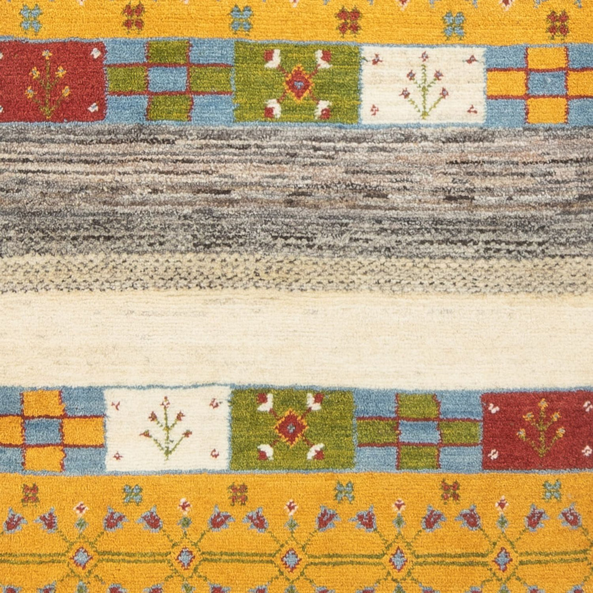 Løber Gabbeh-tæppe - Persisk - 200 x 82 cm - flerfarvet