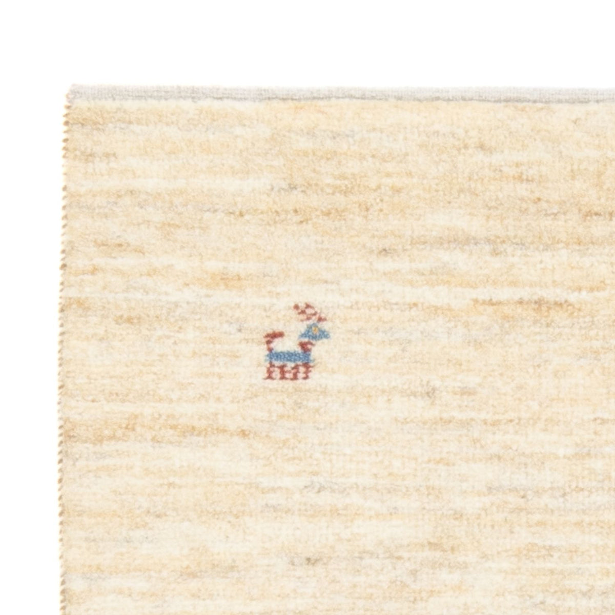 Gabbeh-tæppe - Persisk - 139 x 71 cm - lys beige