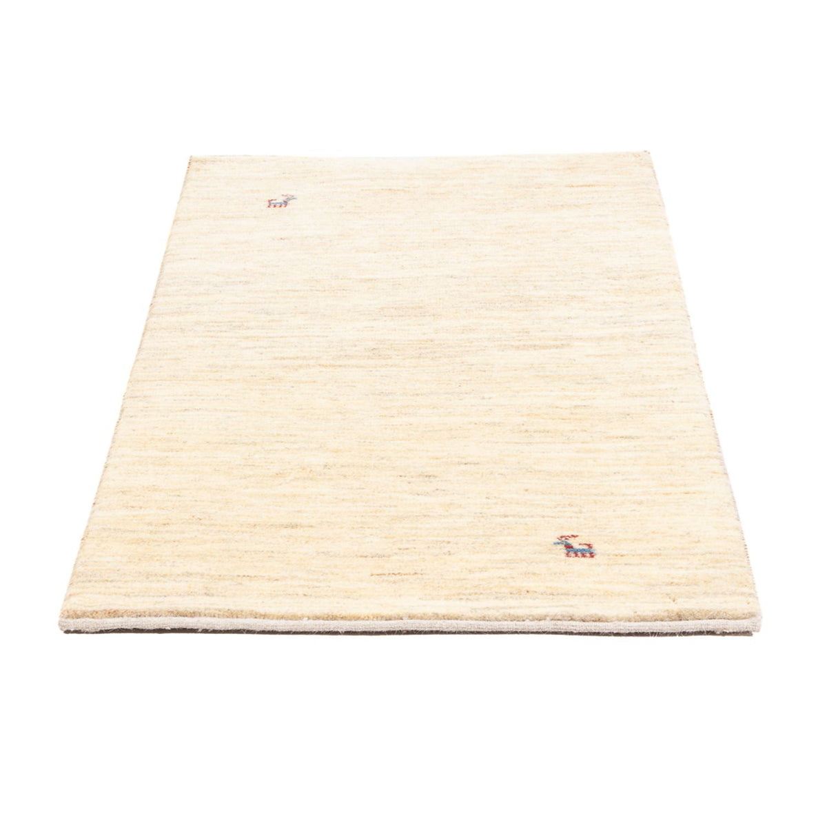 Gabbeh-tæppe - Persisk - 139 x 71 cm - lys beige