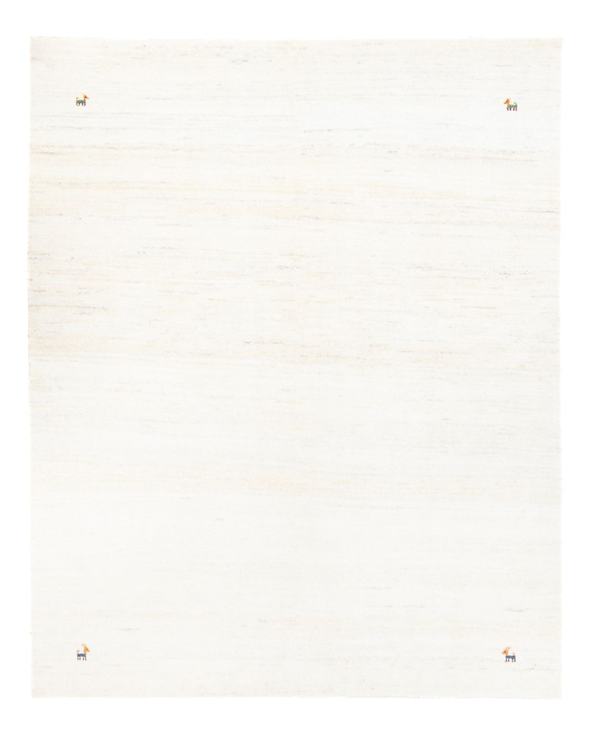 Gabbeh-tæppe - Persisk - 193 x 153 cm - hvid