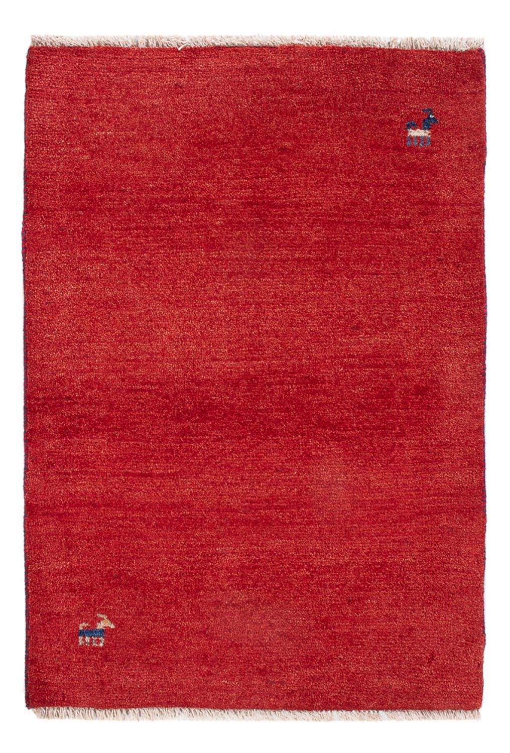 Gabbeh-tæppe - Persisk - 87 x 62 cm - rød