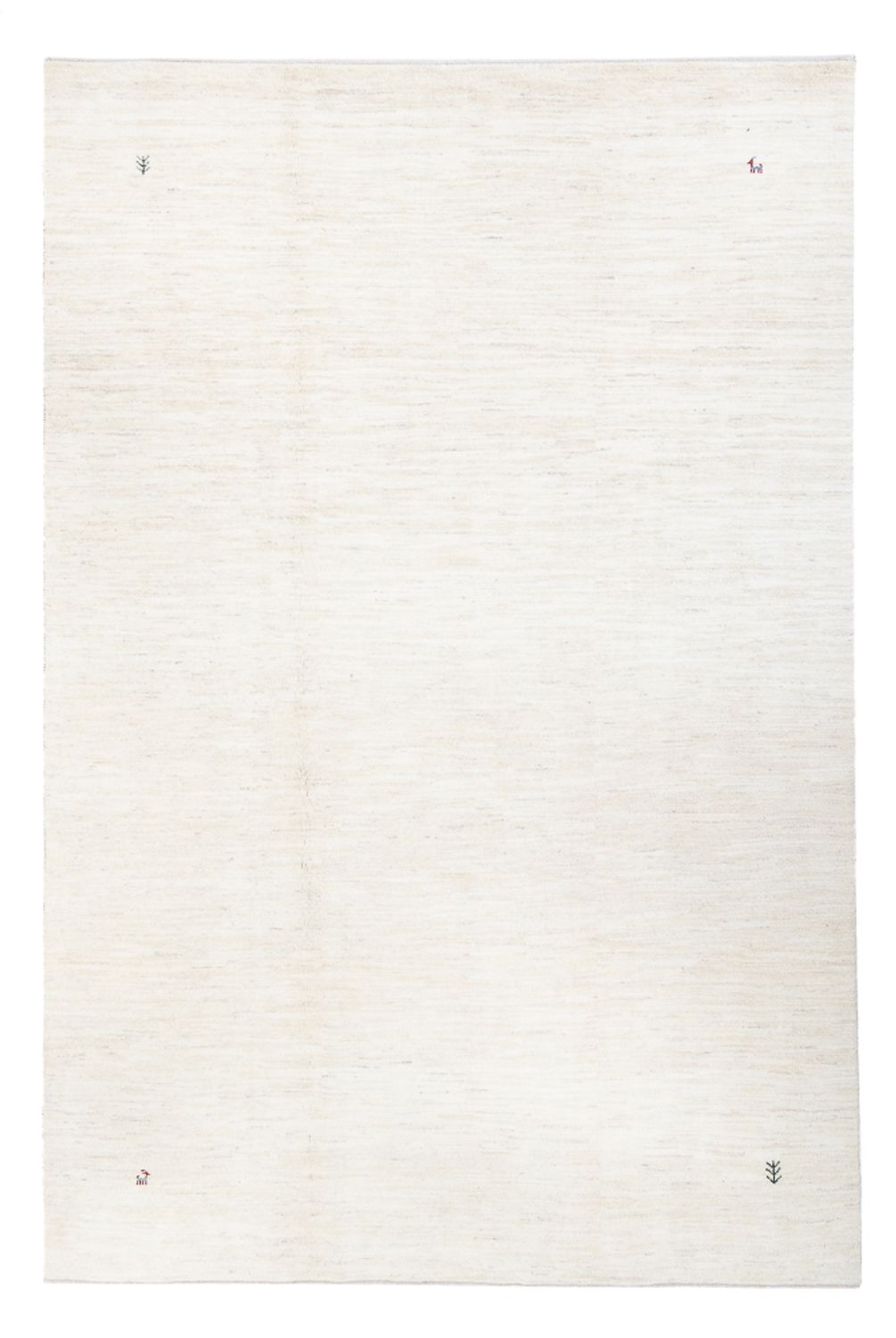Gabbeh-tæppe - Persisk - 296 x 204 cm - hvid