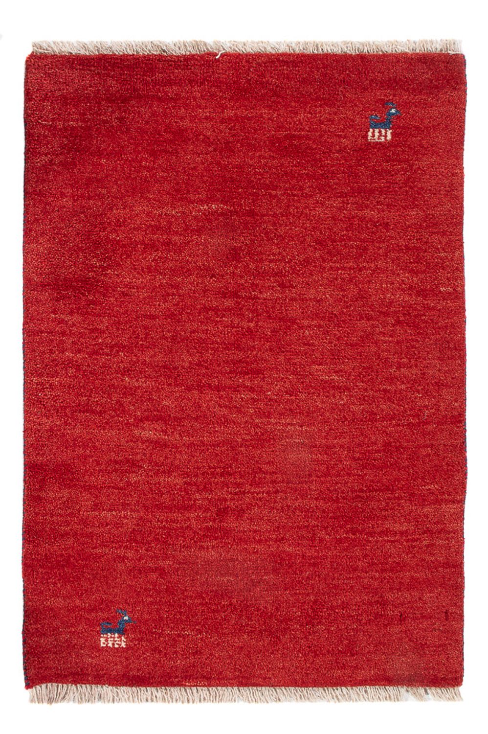 Gabbeh-tæppe - Persisk - 87 x 60 cm - rød