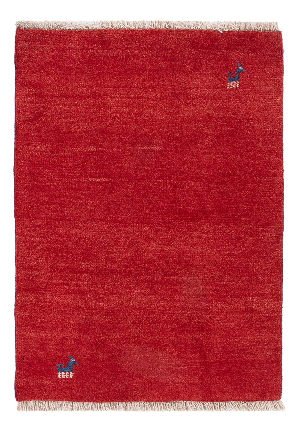 Gabbeh-tæppe - Persisk - 84 x 60 cm - rød