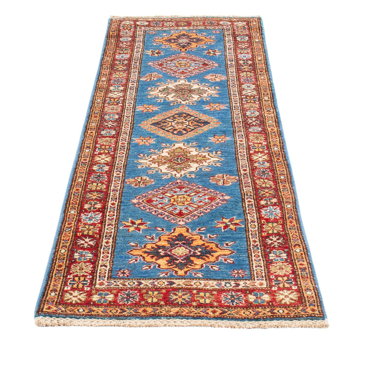 Løber Ziegler Carpet - Kazak - 205 x 63 cm - blå
