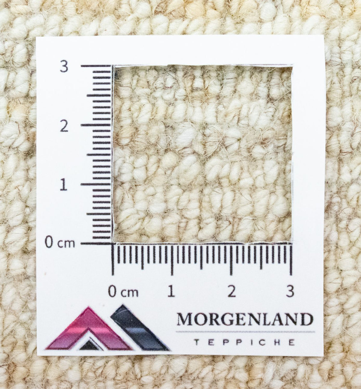 Gabbeh-tæppe - Persisk - 60 x 40 cm - beige