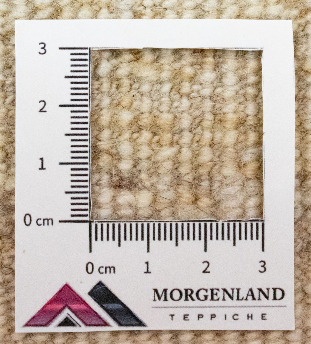 Gabbeh-tæppe - Persisk - 60 x 40 cm - beige