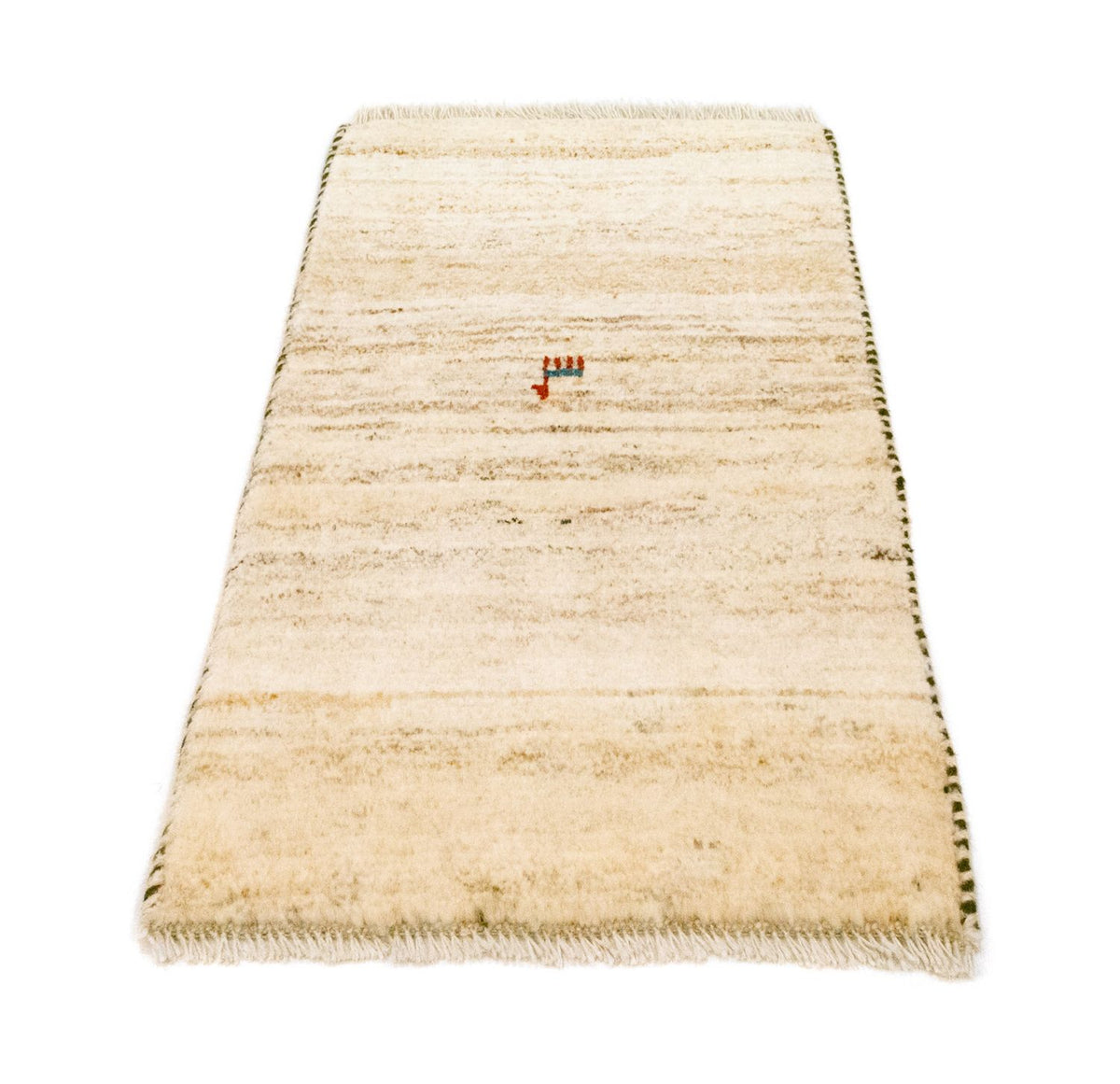 Gabbeh-tæppe - Persisk - 60 x 40 cm - beige