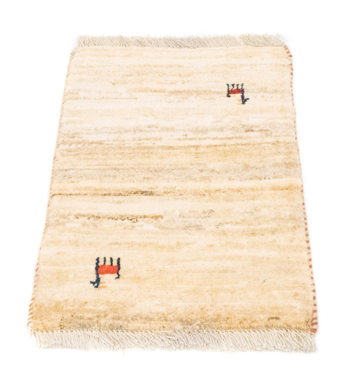 Gabbeh-tæppe - Persisk - 60 x 40 cm - beige