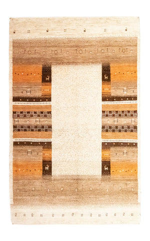 Gabbeh Tæppe - Loribaft Persisk - 257 x 160 cm - beige