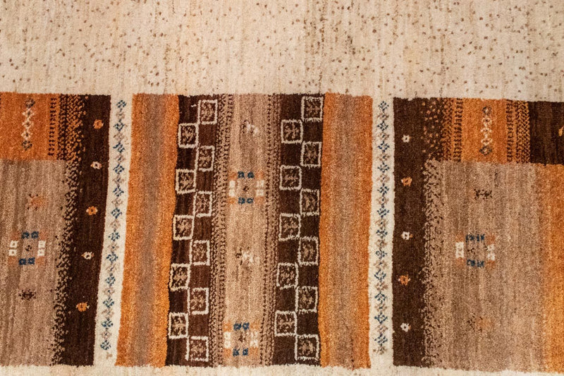 Gabbeh Tæppe - Loribaft Persisk - 257 x 160 cm - beige