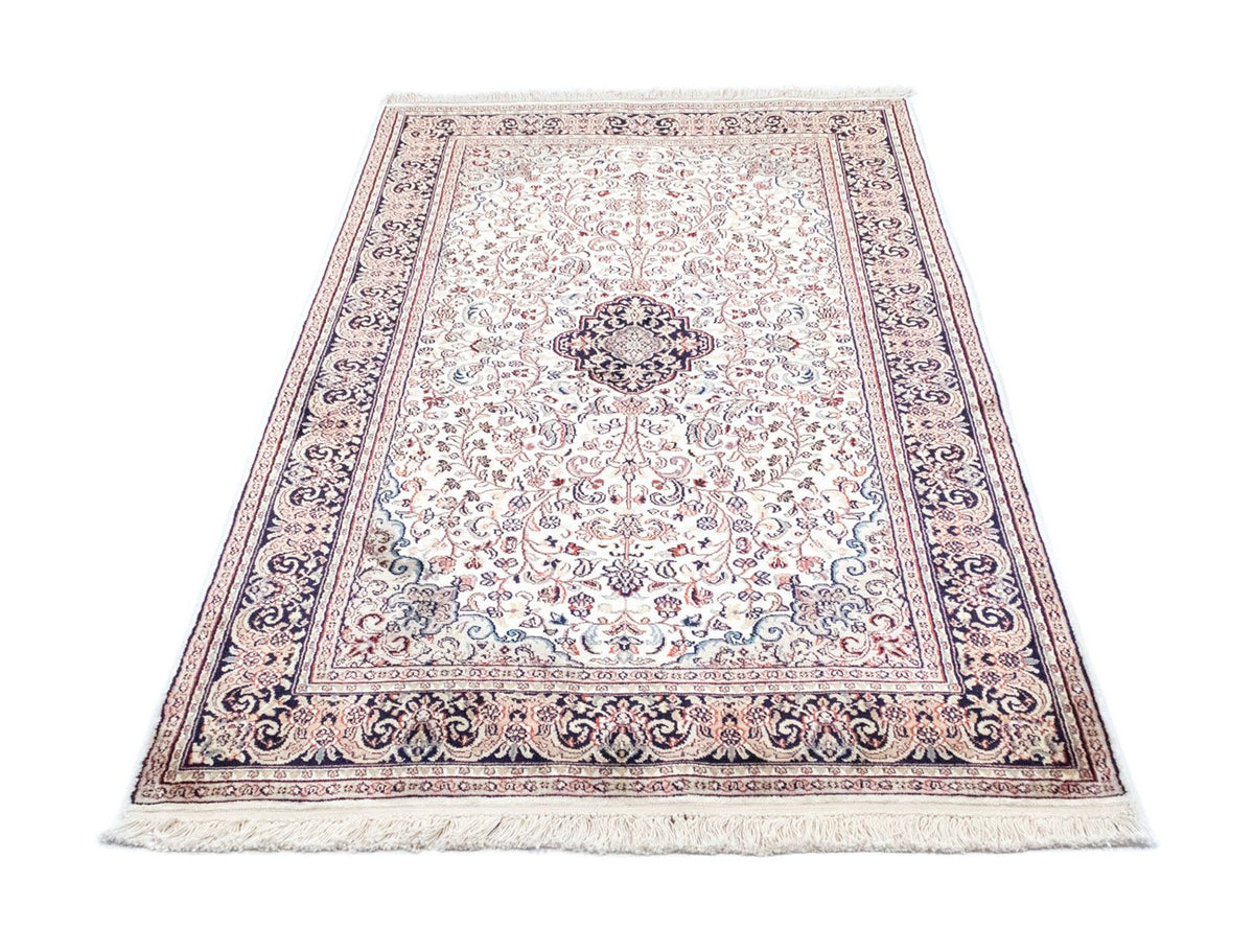 Silketæppe - Kashmir Silk - 161 x 93 cm - blå