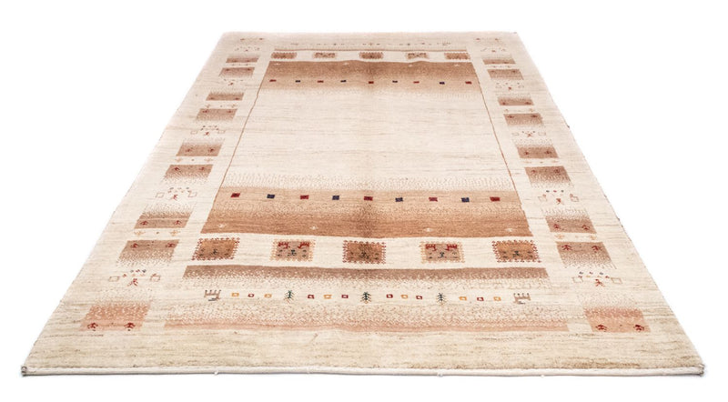 Gabbeh Tæppe - Loribaft Persisk - 258 x 154 cm - beige