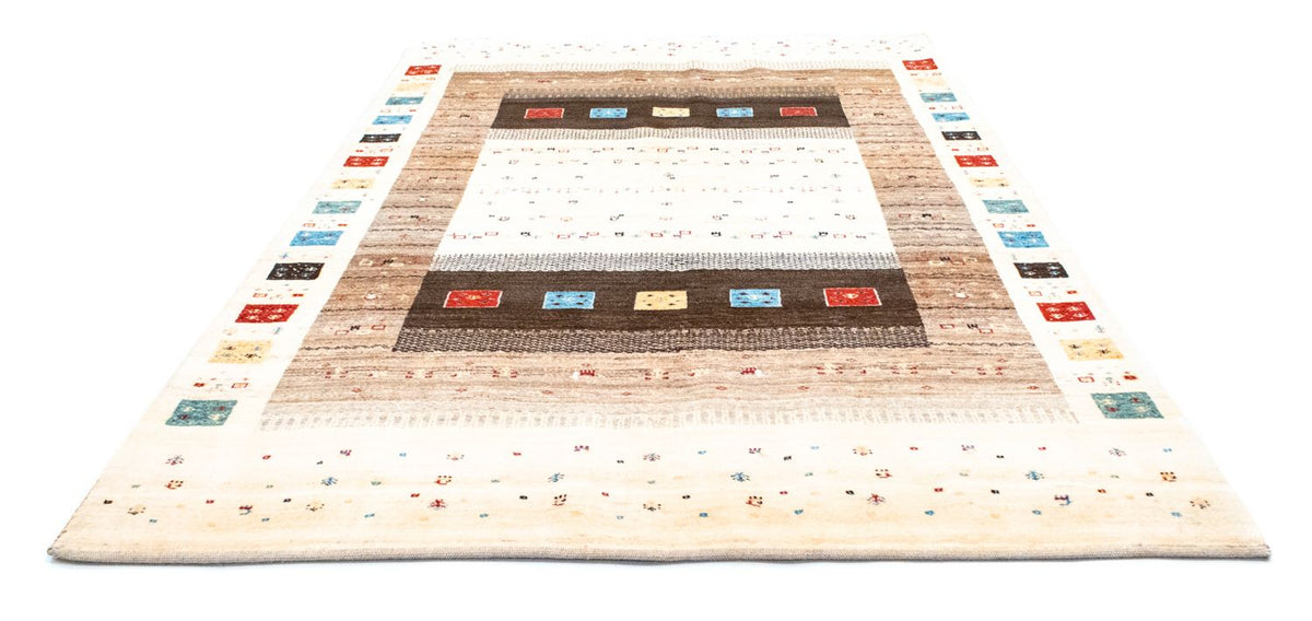 Gabbeh Tæppe - Loribaft Persisk - 260 x 170 cm - farvet