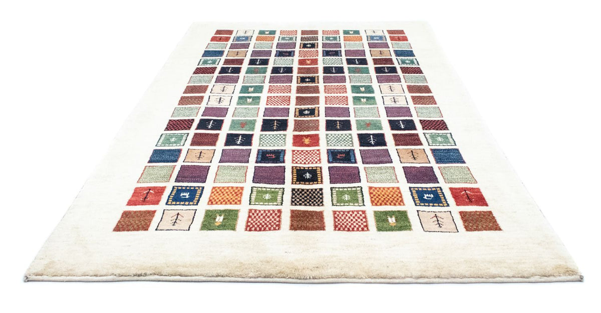 Gabbeh Tæppe - Loribaft Persisk - 247 x 152 cm - farvet