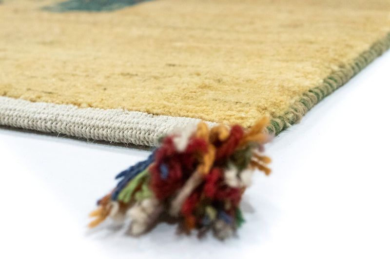 Gabbeh Tæppe - Loribaft Persisk - 230 x 200 cm - farvet