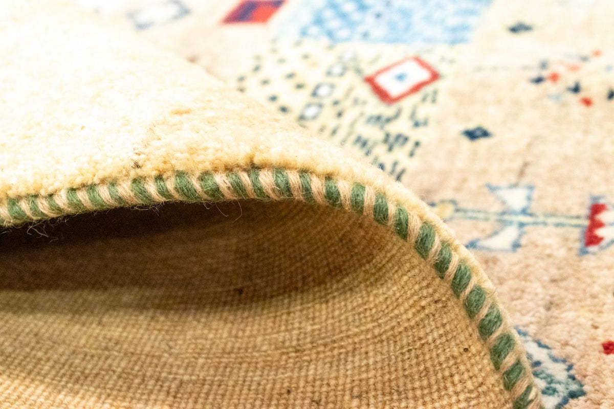 Gabbeh Tæppe - Loribaft Persisk - 230 x 200 cm - farvet