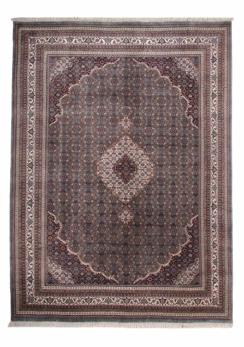 Orientalsk tæppe - Bijar - Indus - 349 x 246 cm - mørkegrå