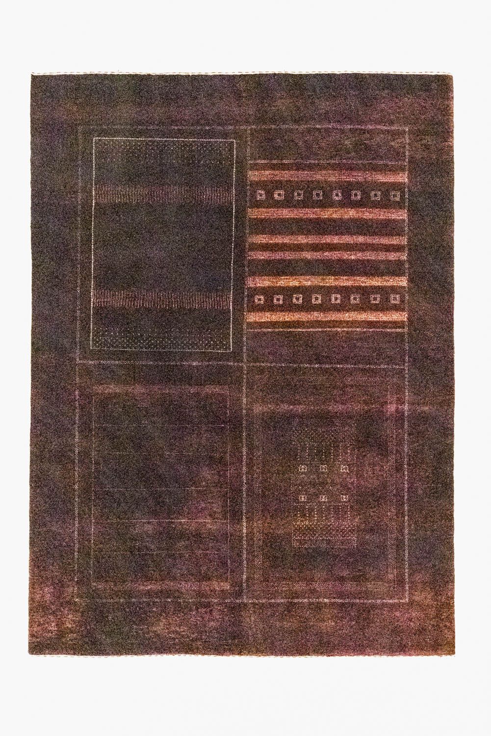 Gabbeh Tæppe - Loribaft Persisk - 237 x 169 cm - flerfarvet