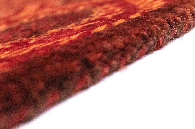 Gabbeh Tæppe - Loribaft Persisk - 242 x 172 cm - orange