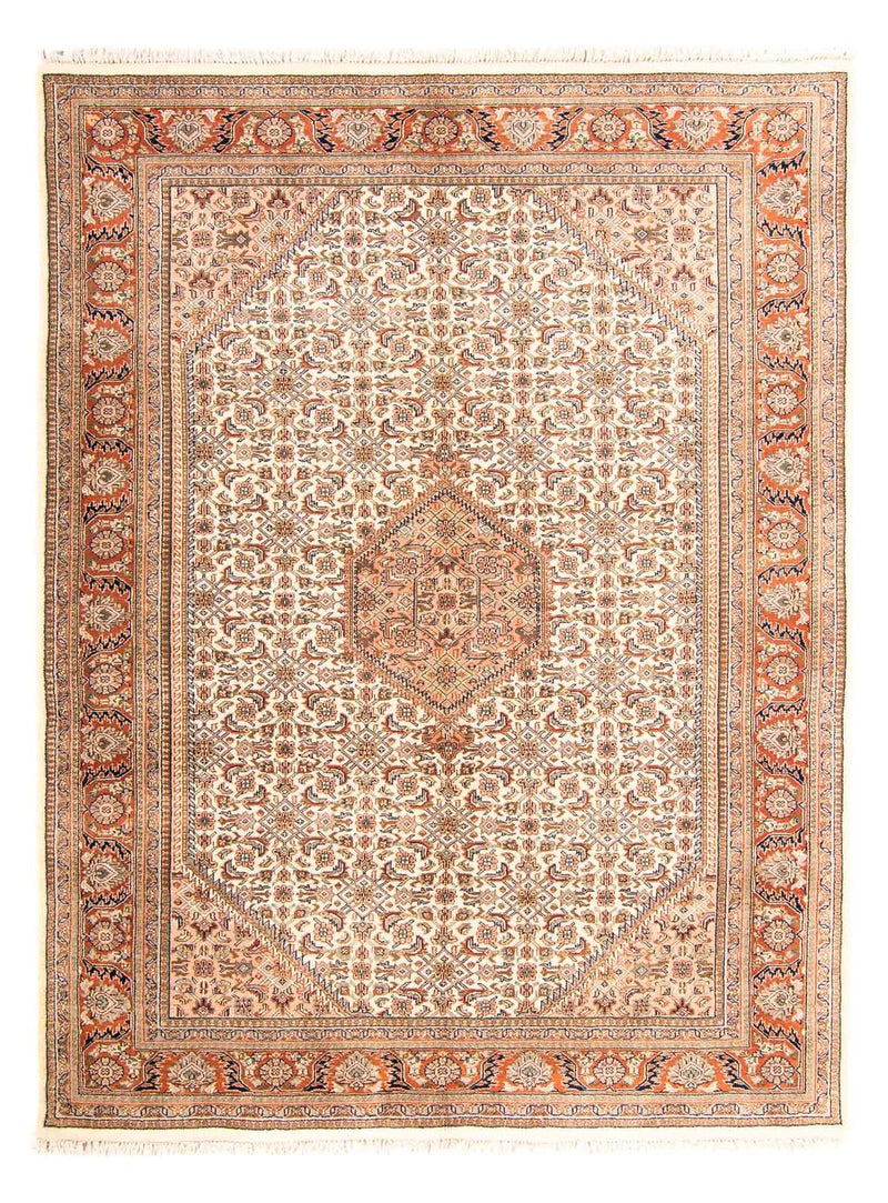 Orientalsk tæppe - Bijar - Indus - 242 x 173 cm - beige