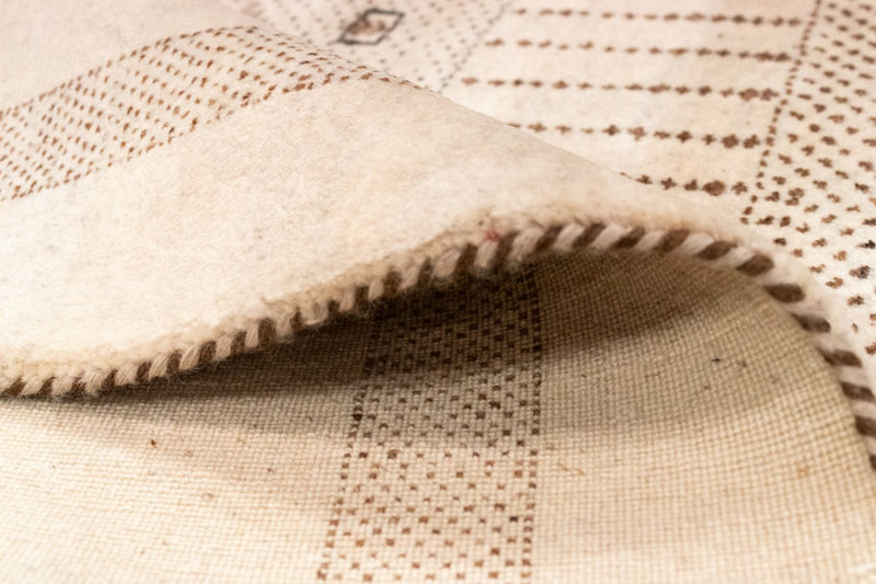 Gabbeh Tæppe - Loribaft Persisk - 222 x 151 cm - brun