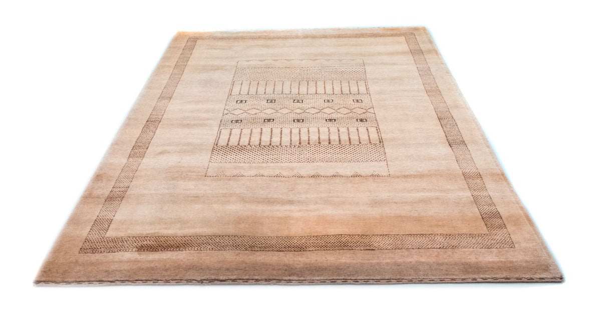 Gabbeh Tæppe - Loribaft Persisk - 222 x 151 cm - brun