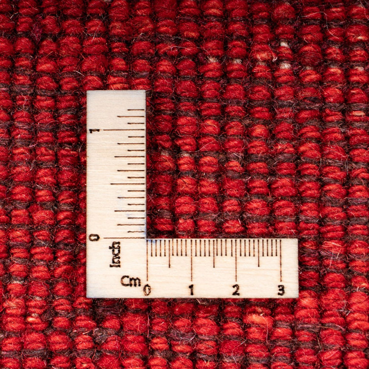 Gabbeh Tæppe - Loribaft Persisk - 406 x 300 cm - mørkerød