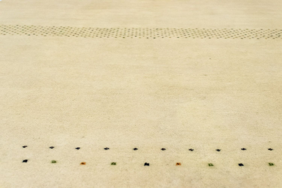 Gabbeh Tæppe - Loribaft Persisk - 238 x 175 cm - beige