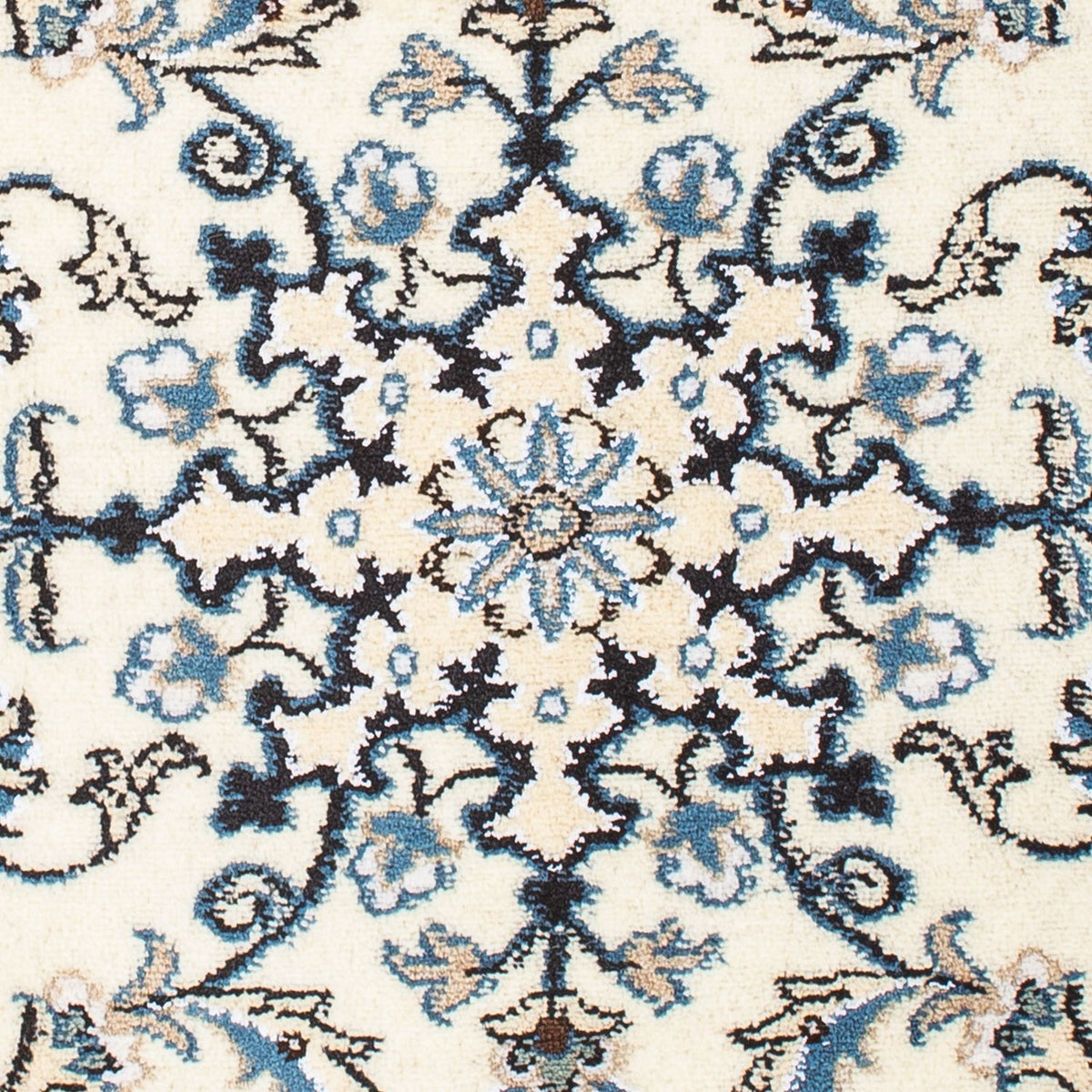 Persisk tæppe - Nain - 81 x 57 cm - beige
